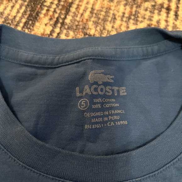 Mens basic Lacoste T-shirt small - Picture 4 of 4